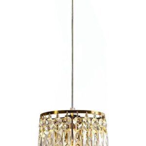 Crystal Pendant Light Modern Island Linear Hanging Crystal Chandelier